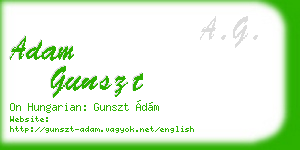 adam gunszt business card